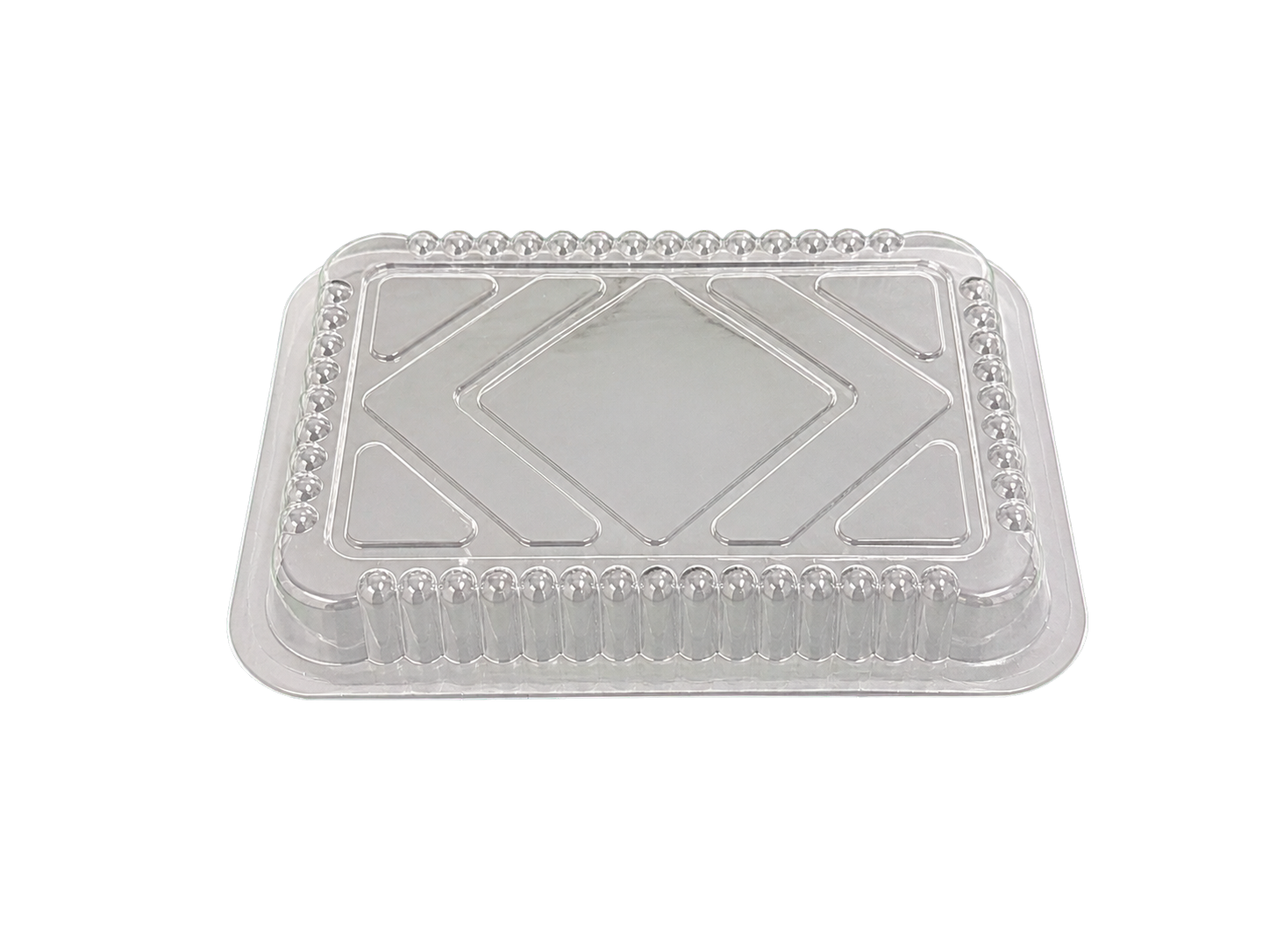 PL155 clear rectangular plastic lid