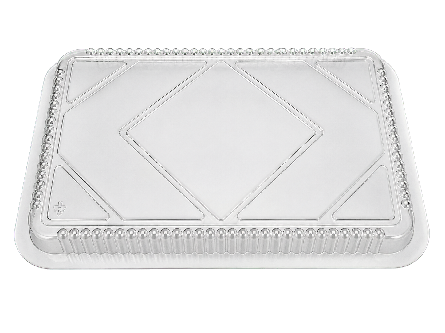 PL405 clear rectangular plastic lid