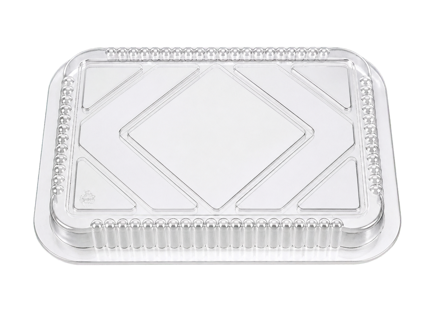 PL505 clear rectangular plastic lid
